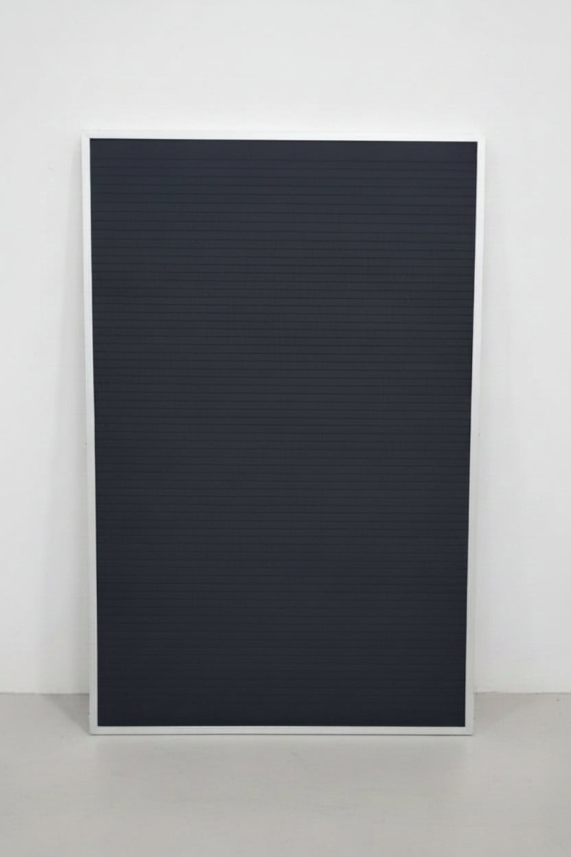 Pizarrón Negro ranurado con Letras Blancas (460pz.) 60cmX90cm