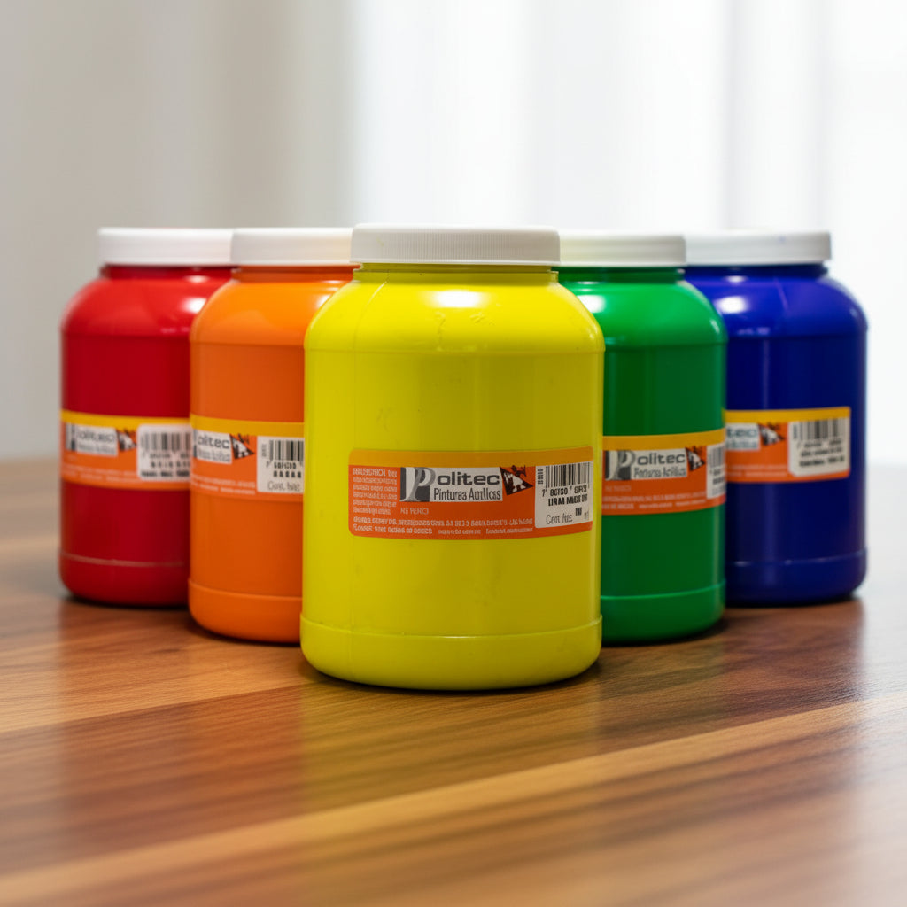 PINTURA ACRILICA POLITEC 1 LITRO