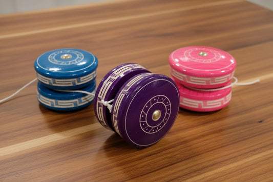 YOYO DE MADERA ARTESANAL / (Mayoreo 12 piezas)