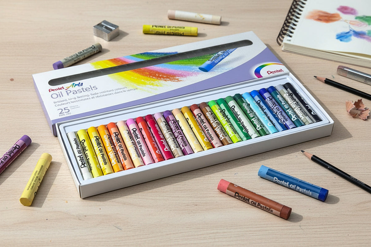 OLEO PASTEL PENTEL 25pz