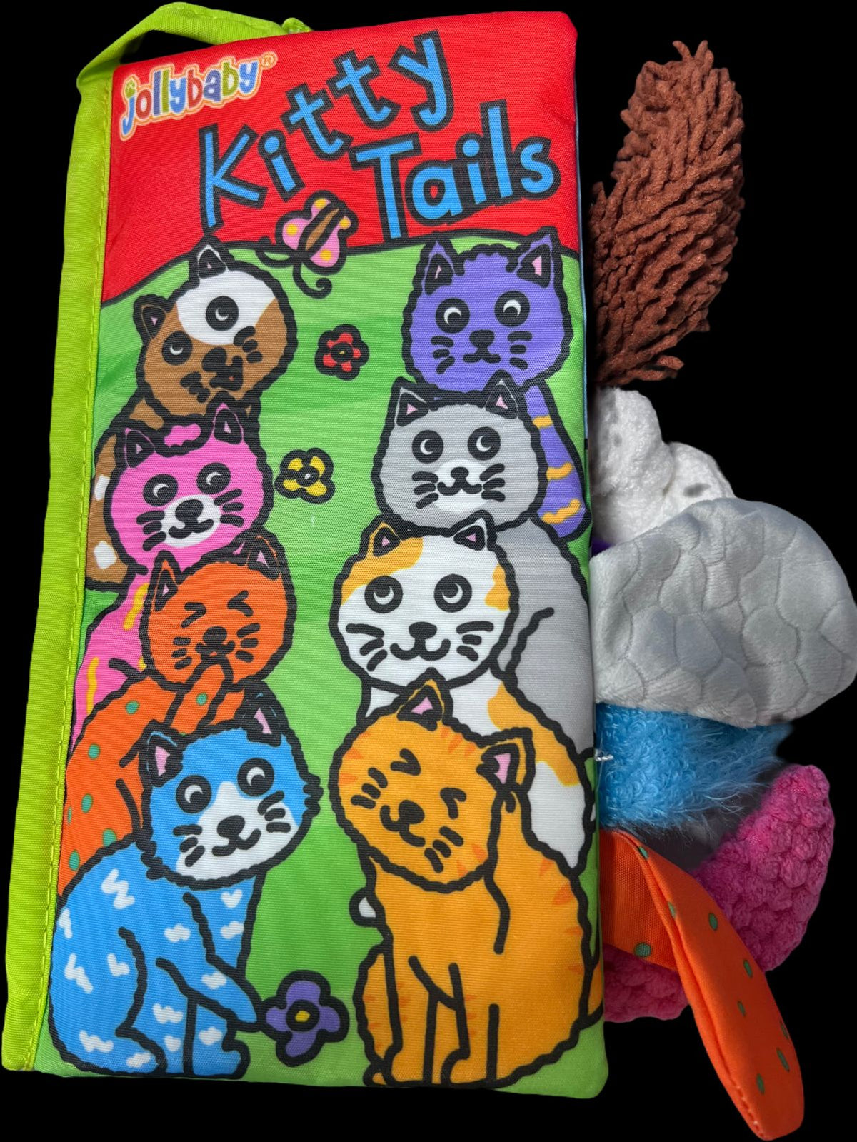 LIBRO DE TELA CON COLA DE GATOS