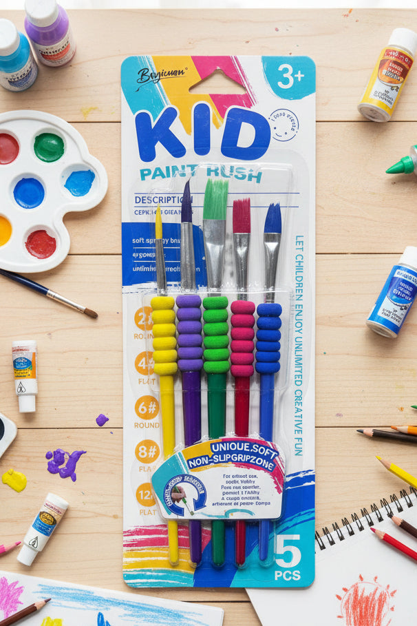 PAQUETE DE PINCELES KID PAINT RUSH