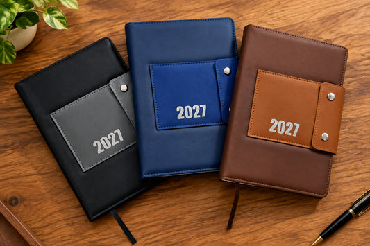 Agendas Ejecutivas 2027 (Mod1) 3 colores (Mayoreo 6 piezas)