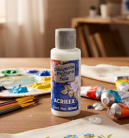 DILUYENTE DE PINTURA PARA TELA ACRILEX 60ML