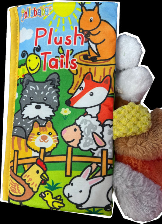 LIBRO DE TELA CON COLA DE PELUDOS