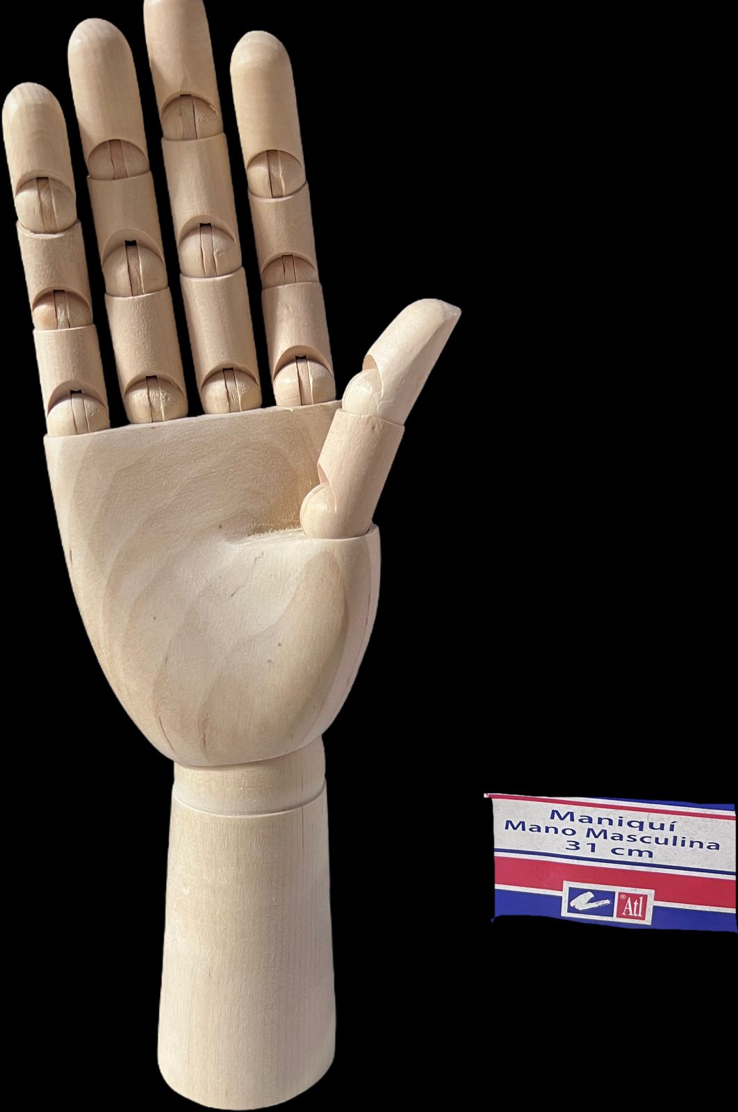 MANIQUI DE MANO MASCULINA ATL 31CM