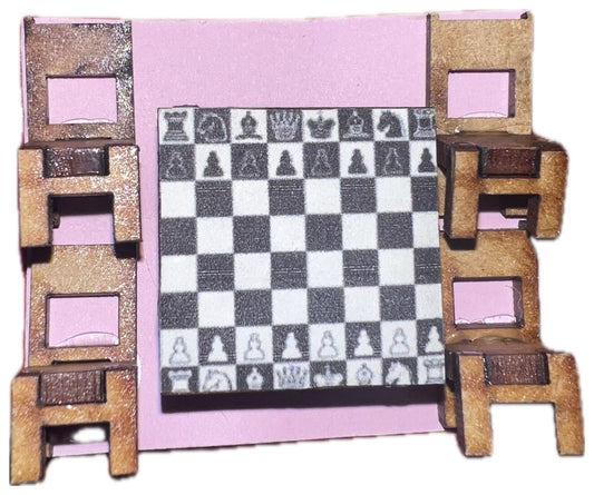MESA DE AJEDREZ 1.50 MADERA