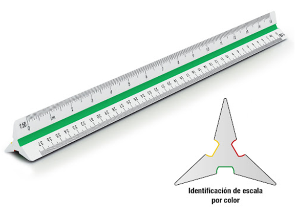 ESCALIMETRO DE ALUMINIO 30CM