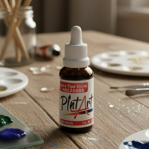 LACA VITRAL NACARADO PINTART 30ML
