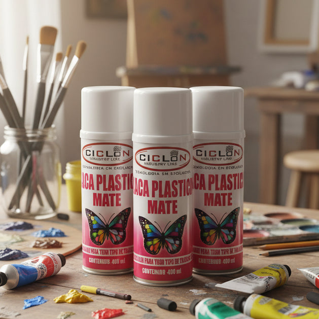 LACA PLASTICA MATE 400ML CICLON