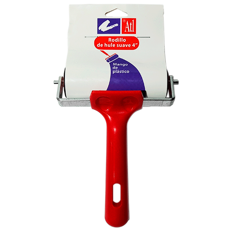 RODILLO DE HULE SUAVE ATL 4"
