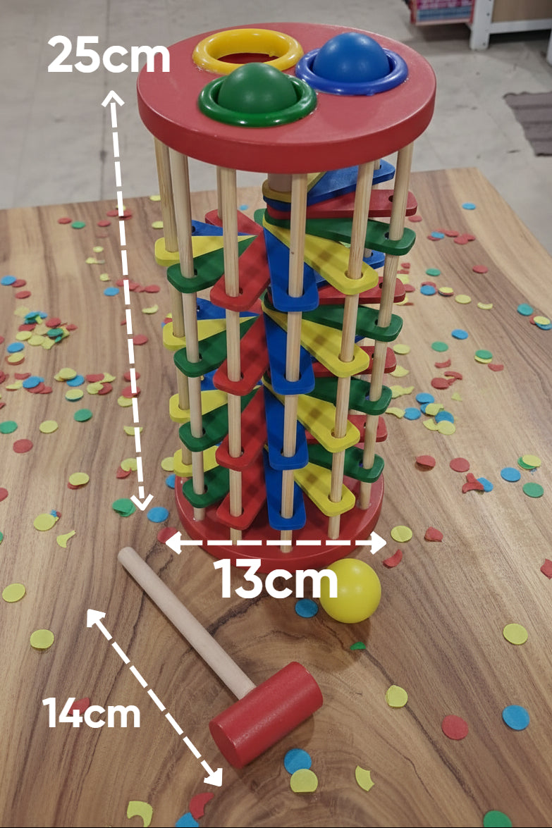 Torre didáctica Arcoíris / Mayoreo 6 Piezas