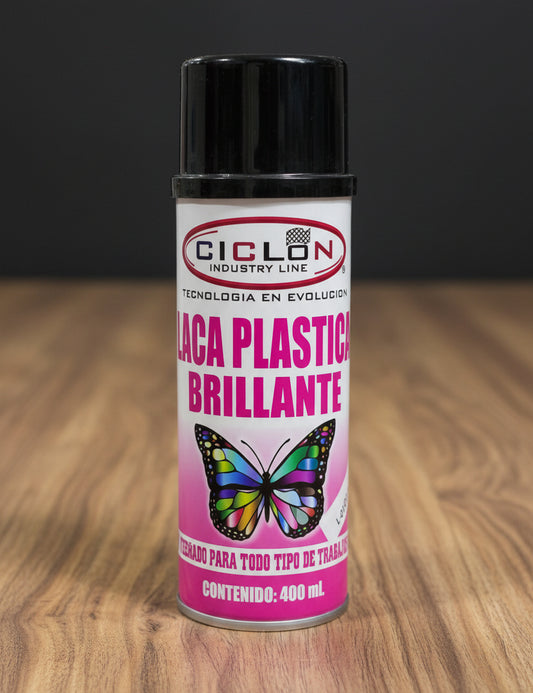 LACA PLASTICA BRILLANTE 400ml CICLON