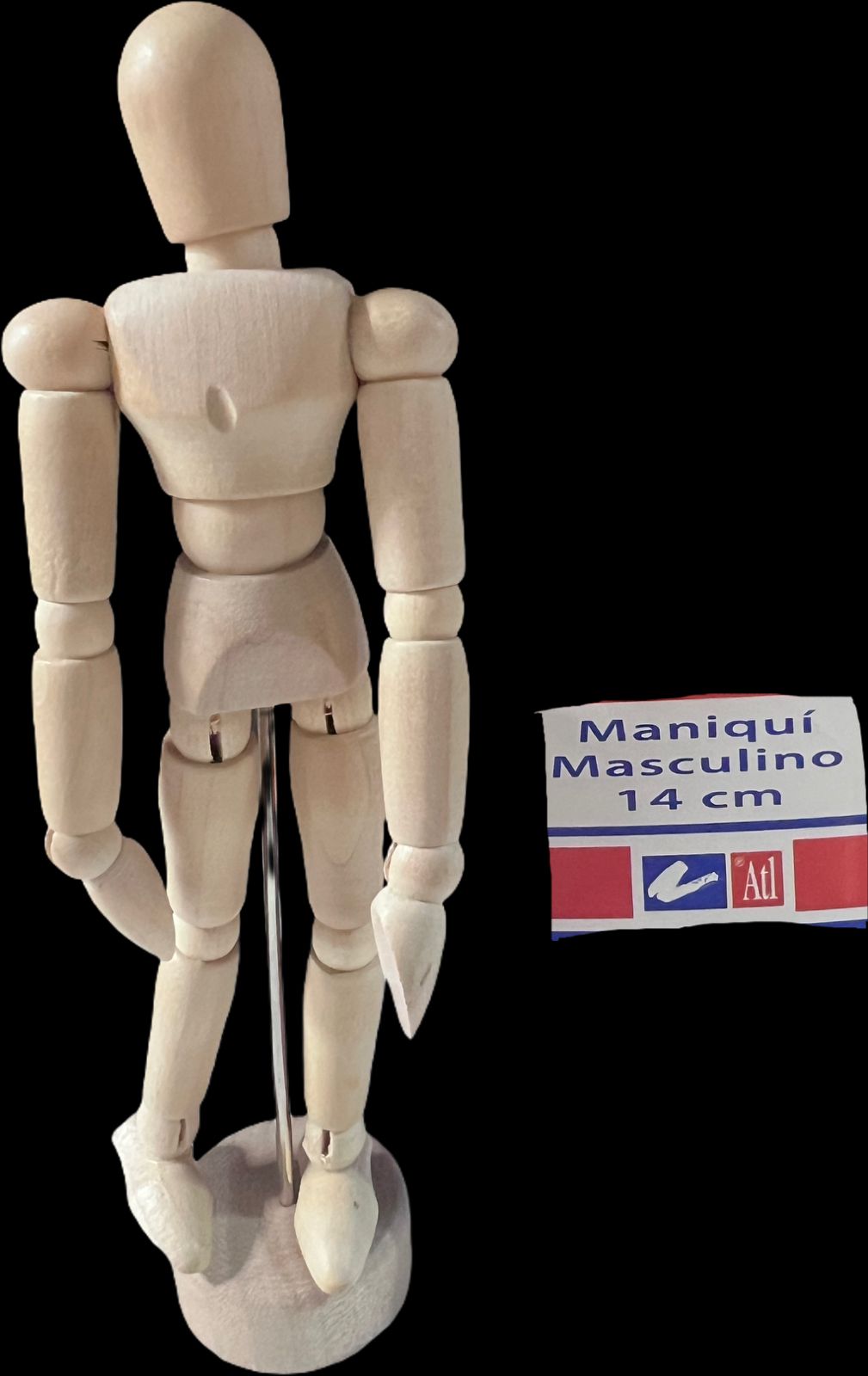 MANIQUI MASCULINO DE 14CM ATL