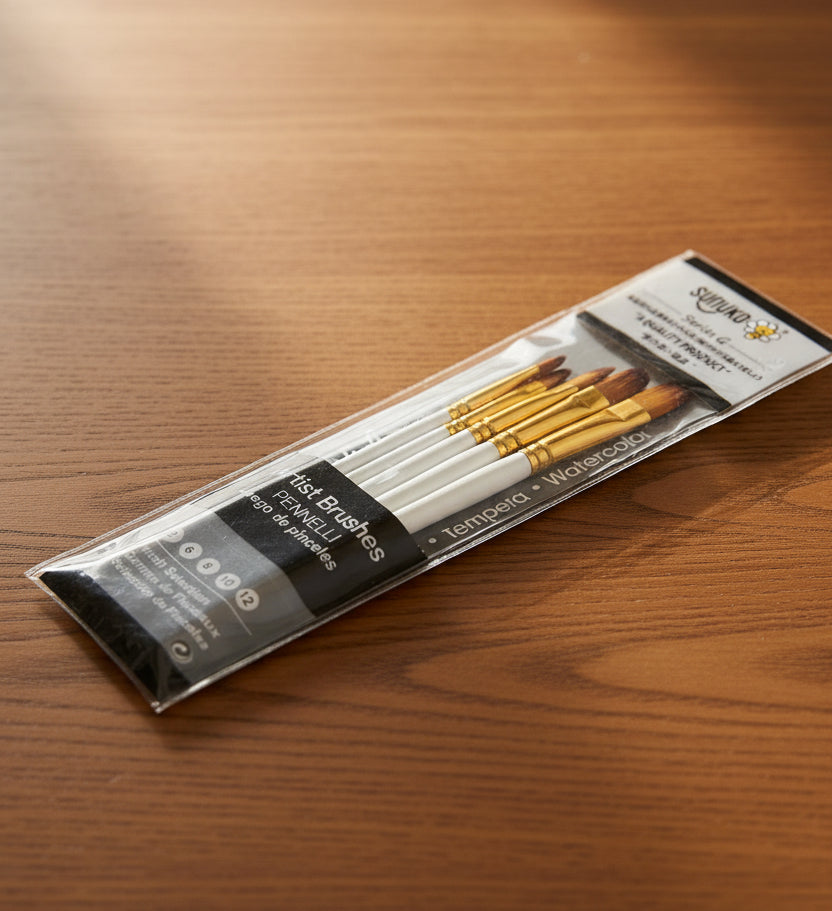 SET DE PINCELES LENGUA DE GATO SUNUKO SERIES G