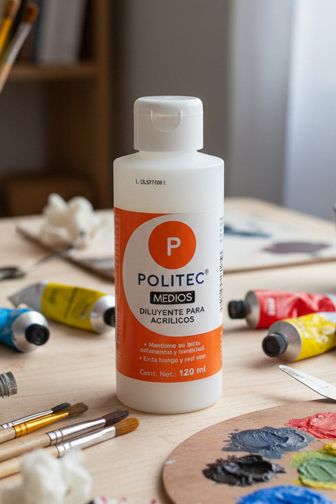 DILUYENTE PARA ACRILICO POLITEC 120ml