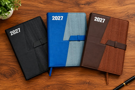 Agenda Diaria Ejecutiva 2027 (Caja con 32 piezas) 3 Modelos