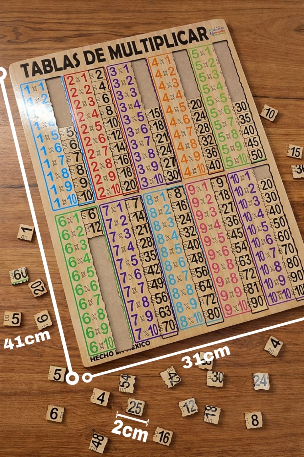Aprende y Diviértete con las tablas / juego didáctico de tablas de multiplicar