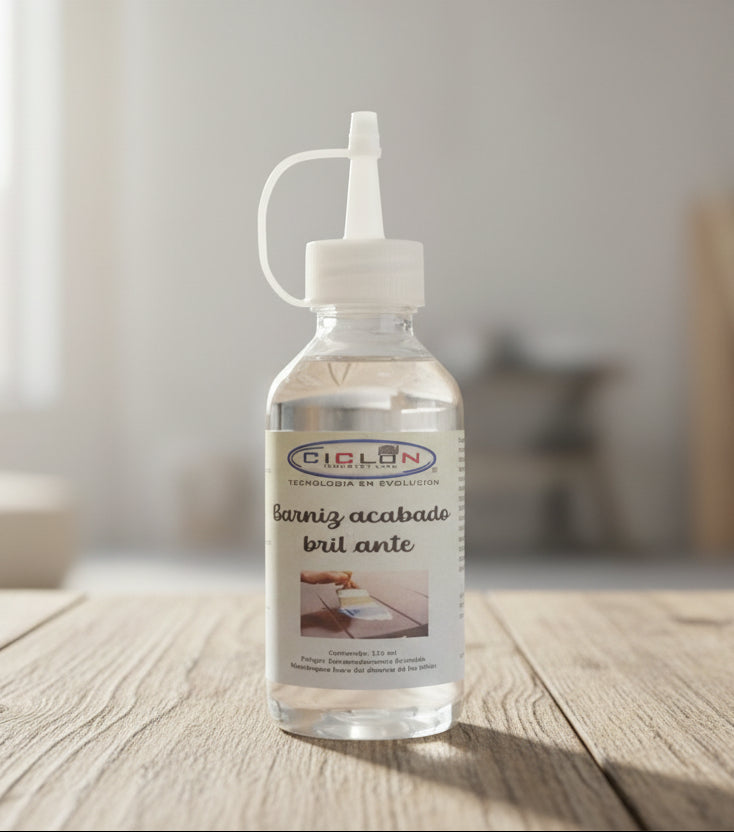 BARNIZ CON ACABADO BRILLANTE CICLON DE 125ml