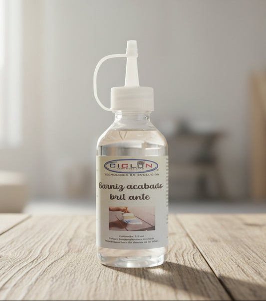 BARNIZ CON ACABADO BRILLANTE CICLON DE 125ml