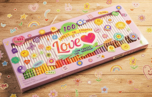 Lápices de Colores LOVE 100 Colores