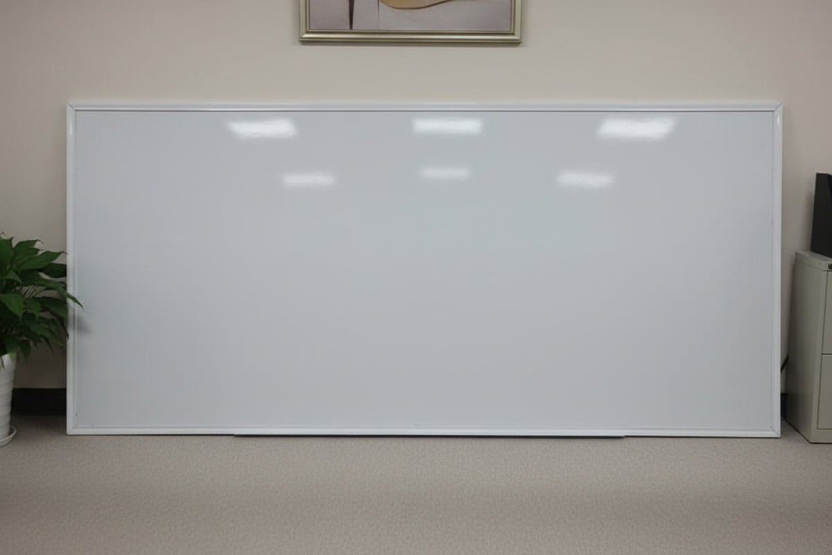 Pizarrón Blanco Escolar Reforzado Con Plumones 122cmX244cm