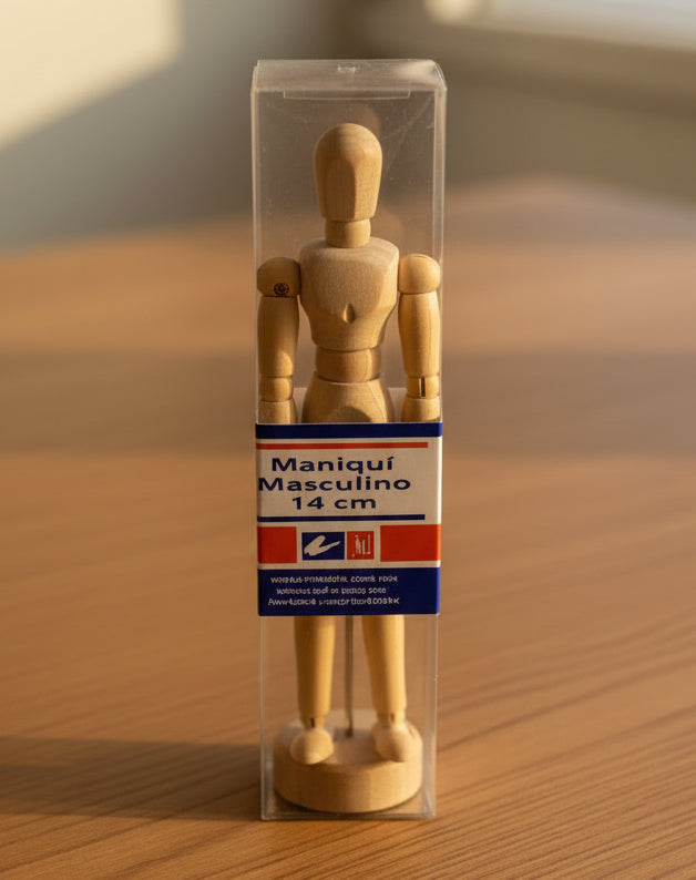 MANIQUI GIORGIONE DE MADERA 14CM
